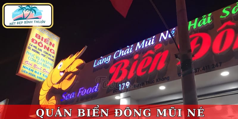 Nhà hàng Biển Đông nổi tiếng với hải sản tươi sống chất lượng