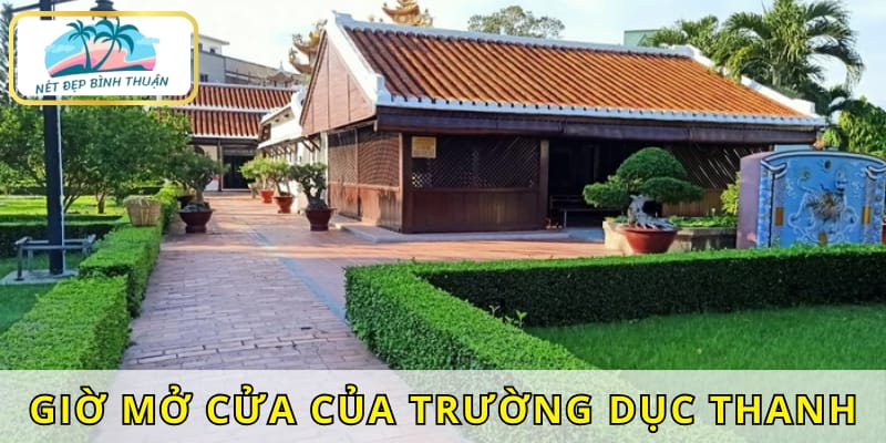 Giờ mở cửa Khu di tích Dục Thanh