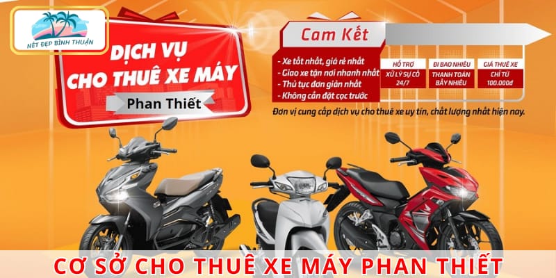 Lựa chọn các cơ sở uy tín cho thuê xe máy tại Phan Thiết