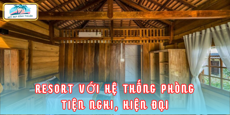 Hệ thống phòng nghỉ hiện đại, tiện nghi với view biển cực đẹp