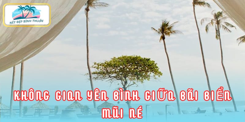 Không gian yên bình giữa bãi biển Mũi Né đầy thơ mộng